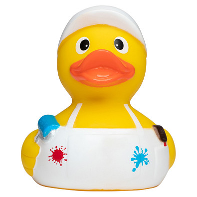 Schnabels® Bade-Ente Maler, bunt