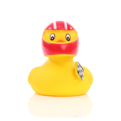 Schnabels® Bade-Ente Rennfahrer, bunt