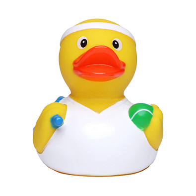 Schnabels® Bade-Ente Tennisspieler, bunt