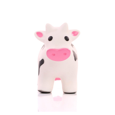 Schnabels® Quietsche-Kuh, weiß/schwarz