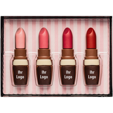 Schoko-Lippenstifte Schoko-Lippenstifte