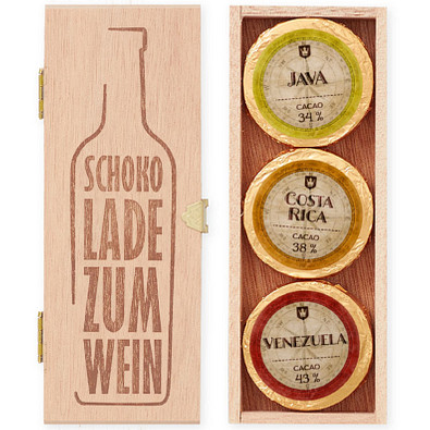 Schokolade zum Wein mit 6 Golddublonen, Bunt