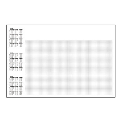 Schreibunterlage Kalender kariert inkl. 1 fbg. Aufdruck - Bettmer.de  Erfolgreiche Werbeartikel