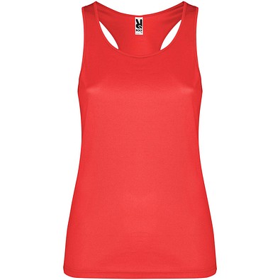 Schura Sport Top für Damen, rot, XL