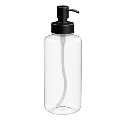 Seifenspender "Deluxe" 1,0 l, klar-transparent, transparent Seifenspender "Deluxe" 1,0 l, klar-transparent, transparent