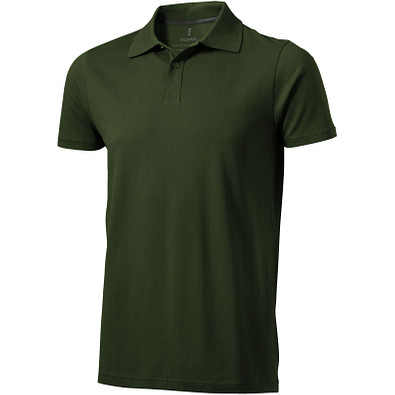 ELEVATE Herren Poloshirt Seller, armeegrün, XL ELEVATE Herren Poloshirt Seller, armeegrün, XL