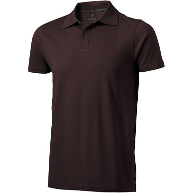 ELEVATE Herren Poloshirt Seller, braun, XL ELEVATE Herren Poloshirt Seller, braun, XL