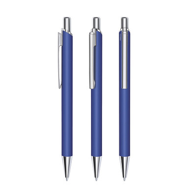 senator® Metall-Druckkugelschreiber Arvent, blaue Mine, blau