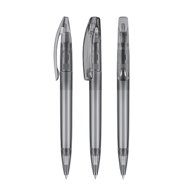 senator® Drehkugelschreiber Bridge Clear, blaue Mine, grau cool gray 9