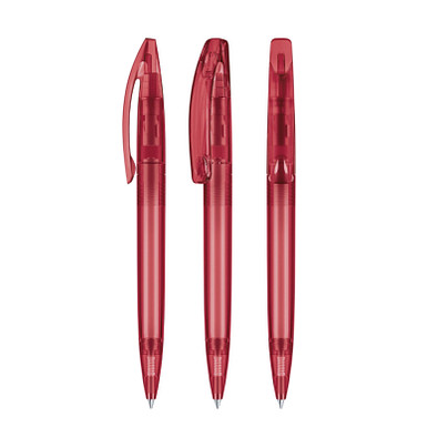 senator® Drehkugelschreiber Bridge Clear, blaue Mine, rot 201