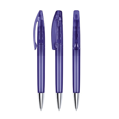 senator® Drehkugelschreiber Bridge Clear MT, blaue Mine, violett 267