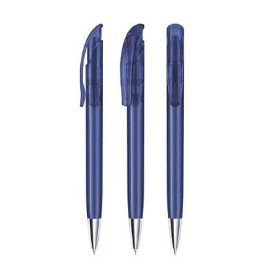 senator® Druckkugelschreiber Challenger Clear MT, blaue Mine, blau 2757