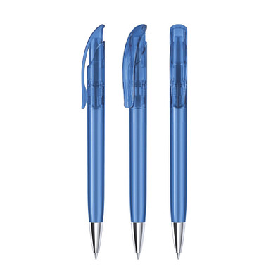 senator® Druckkugelschreiber Challenger Clear MT, blaue Mine, blau 2935