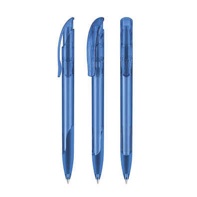 senator® Druckkugelschreiber Challenger Clear SG, blaue Mine, blau 2935