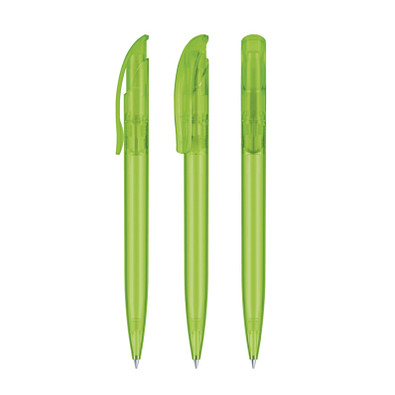 senator® Druckkugelschreiber Challenger Frosted, blaue Mine, grün 376