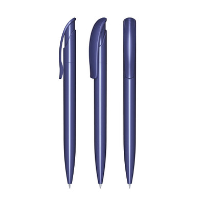 senator® Druckkugelschreiber Challenger Polished, blaue Mine, blau 2757