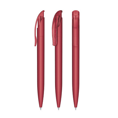 senator® Druckkugelschreiber Challenger Soft Touch, blaue Mine, rot 201 senator® Druckkugelschreiber Challenger Soft Touch, blaue Mine, rot 201
