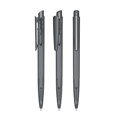 senator® Druckkugelschreiber Dart Clear, blaue Mine, grau 445 senator® Druckkugelschreiber Dart Clear, blaue Mine, grau 445