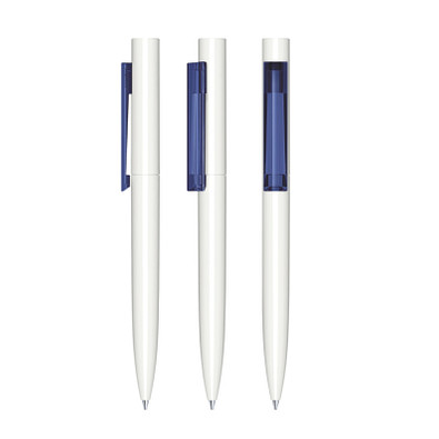 senator® Drehkugelschreiber Headliner Polished, blaue Mine, weiß,blau 2757