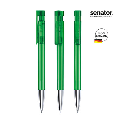 senator® Druckkugelschreiber Liberty Clear MTT, grün 347 senator® Druckkugelschreiber Liberty Clear MTT, grün 347