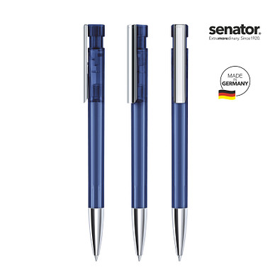 senator® Druckkugelschreiber Liberty Clear MTT MC, blaue Mine, blau 2757 senator® Druckkugelschreiber Liberty Clear MTT MC, blaue Mine, blau 2757