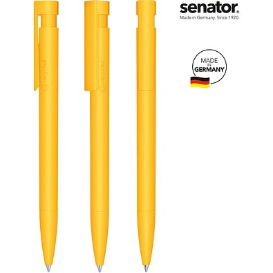 senator® Liberty Matt Recyceld Druckkugelschreiber, gelb 7408