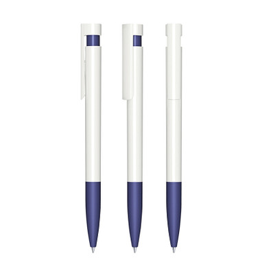 senator® Druckkugelschreiber Liberty Polished Basic SG, blaue Mine, weiß,blau 2757 senator® Druckkugelschreiber Liberty Polished Basic SG, blaue Mine, weiß,blau 2757