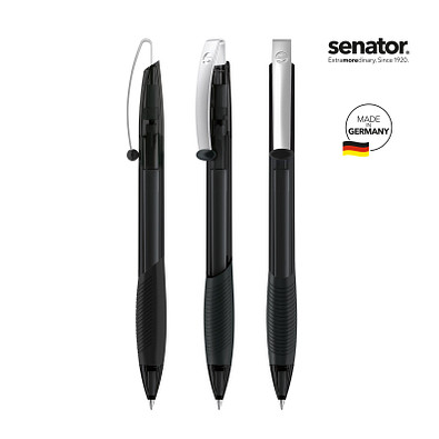 senator® Druckkugelschreiber Matrix Clear, schwarz senator® Druckkugelschreiber Matrix Clear, schwarz