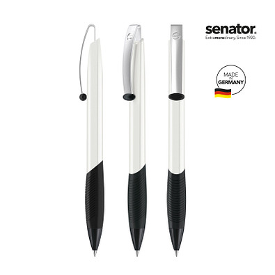 senator® Druckkugelschreiber Matrix Polished, weiß senator® Druckkugelschreiber Matrix Polished, weiß