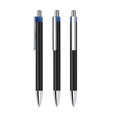 senator® Druckkugelschreiber Polar, blaue Mine, blau 2757,schwarz