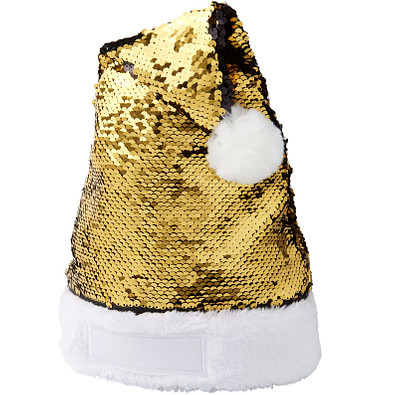 Sequins Weihnachtsmütze, gold,schwarz Sequins Weihnachtsmütze, gold,schwarz
