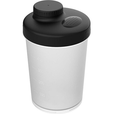 Shaker Energy, 0,40 l, transparent/schwarz