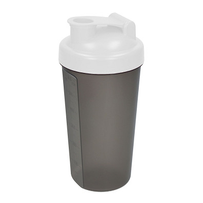 Shaker Protein, 0,6 l, weiß/transluzent-grau