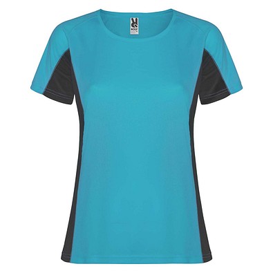 Shanghai Sport T-Shirt für Damen, türkis / Dark Lead, S