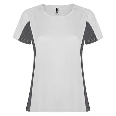 Shanghai Sport T-Shirt für Damen, weiß / Dark Lead, S
