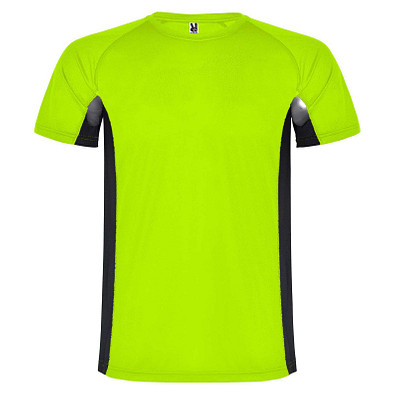 Shanghai Sport T-Shirt für Kinder, Fluor Green / schwarz, 8