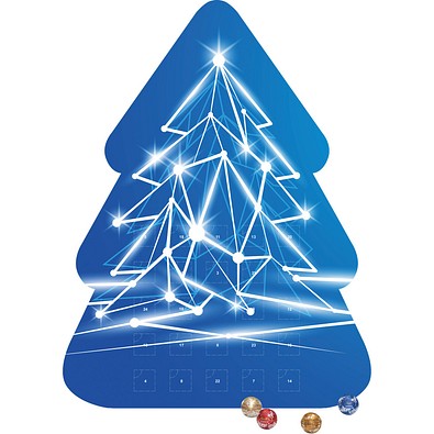 Shape Adventskalender Tannenbaum, Lindt LINDOR Minikugeln, LED Tanne