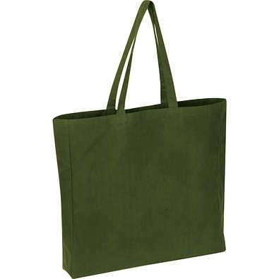 Shopper aus recycelter Baumwolle und Polyester NINA, khaki