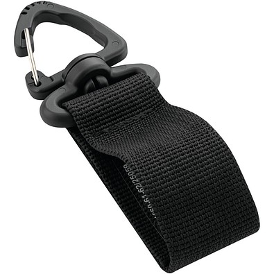 SIERRO Hook and Loop, Klettband mit Dreieckschnalle, schwarz