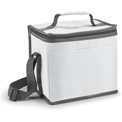 SINGAPORE. Kühltasche 9l aus 600D Polyester, Weiß