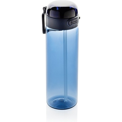 Sip'nLock RCS rPET auslaufsichere Sport-Trinkflasche 800ml, navy blau