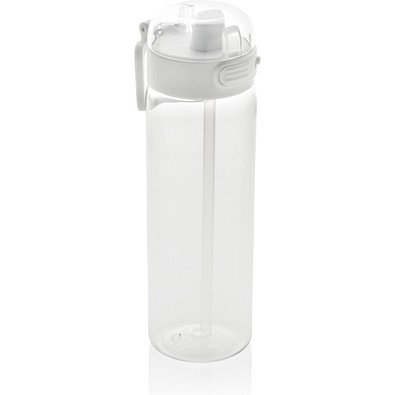 Sip'nLock RCS rPET auslaufsichere Sport-Trinkflasche 800ml, weiß