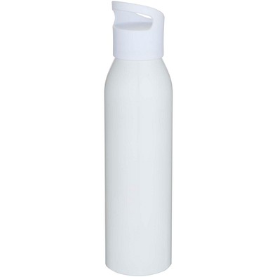 Sky 650 ml RCS-zertifizierte, einwandige Trinkflasche aus recyceltem Edelstahl, weiss