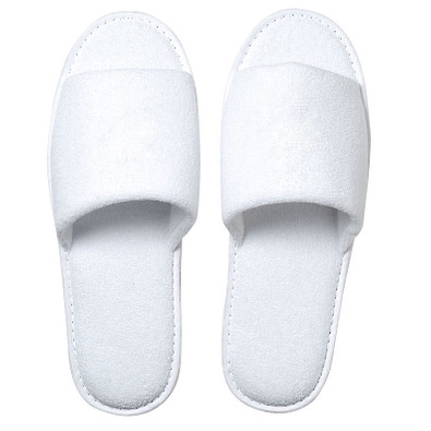 Slipper "Frottee", weiß Slipper "Frottee", weiß