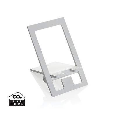 SnapStand faltbarer Telefonständer aus RCS recyceltem ABS, weiß