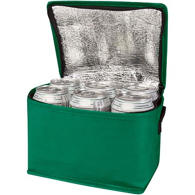 Spectrum Kühltasche aus recyceltem GRS Non Woven für 6 Dosen 4 L, grün