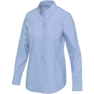 Sphene 165 g/m² Oxford Bluse, hellblau, XXL