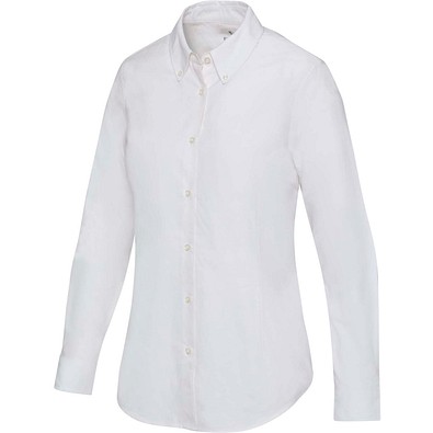 Sphene 165 g/m² Oxford Bluse, weiss, XXL