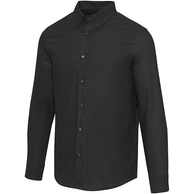 Sphene 165 g/m² Oxford Hemd, schwarz, 3XL