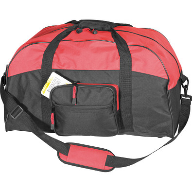 Sport- und Reisetasche, schwarz/rot Sport- und Reisetasche, schwarz/rot